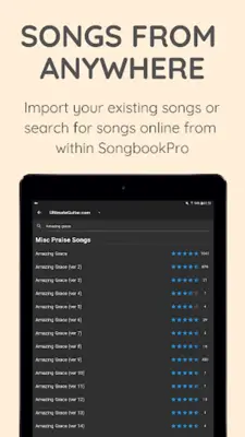 SongbookPro android App screenshot 2